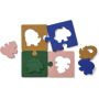 LIEWOOD - Bodil Motorik Puzzle Dino Eden Mix
