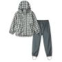LIEWOOD - Parker Softshell Regenbekleidungsset Kariert Whale Blue