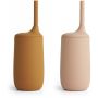 LIEWOOD - Dylan Strohhalm Becher Set Mustard / Dark Rose