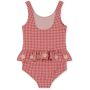 Konges Sløjd - UV Badeanzug Kariert Desert Rose