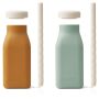 LIEWOOD - Erika Milchshake Flaschenset Mustard Peppermint