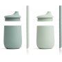 LIEWOOD - Ellis Strohhalm Becher Set Mint