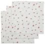 Konges Sløjd - 3er Set Muslin Swaddle Rose