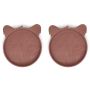 nuuroo - Silikon Tellerset Koala Marmor Rot