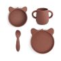 nuuroo - Silikon Geschirrset Koala Mahogany