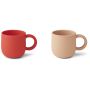 LIEWOOD - Merce 2er Set Trinktassen Apple Red / Rose