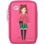 TOPModel - 3-Fach Federtasche mit Talita, pink Depes