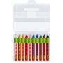 Faber-Castell - Wachsmalkreiden mit Schiebehülse, 10er Set