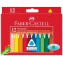 Faber-Castell - Wachsmalkreide dreikant 12er Set