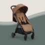 Elodie - Mondo Stroller Buggy Kunstleder Caramel Braun