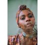 Looks by Luks -  Turban Organic African Clush runder Bun