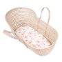Samiboo - Spanntuch für Wiege / Moseskorb / Kinderwagen In Bloom