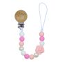 Glitter & Spice - Schnullerclip Emmalyn Rose pink