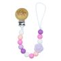 Glitter & Spice - Schnullerclip Esme Rose lila