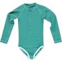 Beach & Bandits - UV Badeanzug Ribbed Lagune Green