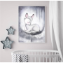 Isla Dream Prints - Poster Hudson Deer grau