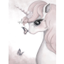 Isla Dream Prints - Poster Rose, das Einhorn