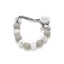 LouLou Lollipop - Schnuller Clip Marmor Grau