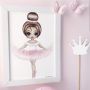 Isla Dream Prints - Poster Ariana Ballerina braun