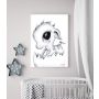 Isla Dream Prints - Poster Dex, der Babydrache