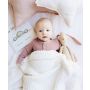 Snuggle Hunny - Diamond Strickdecke Weiss