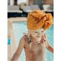 Looks by Luks -  Turban Lace Spitzen Mustard