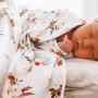 Snuggle Hunny - Swaddledecke Boho Posy mit Stirnbandset