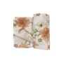 The mini scout - Muslin Swaddle Peony Blooms White