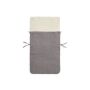 Jollein - Autoschale Fusssack Strickoptik Storm Grey