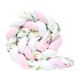 Sparrow - Bettschlange Flowers - White- Babypink
