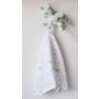Melootka - Babyunicorn grau- mint mit Muslin