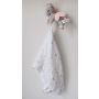 Melootka - Babyunicorn grau- pink mit Muslin