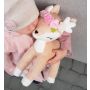 Melootka - Plüsch Bambi mit Blumenkranz