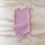 bel&bow - Ribbed Singlet Body Baby Pink