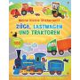 Usborne Verlag - Meine kleine Stickerwelt: Züge, Lastwagen und Traktoren