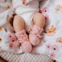 Snuggle Hunny - Merinoset Mützchen & Booties pink