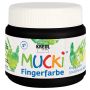 KREUL - MUCKI Fingerfarbe Schwarz, 150 ml