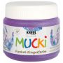 KREUL - MUCKI Funkel-Fingerfarbe Zauber-Lila, 150 ml