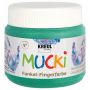 KREUL - MUCKI Funkel-Fingerfarbe Smaragd-Grün, 150 ml