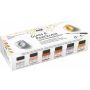 KREUL - MUCKI Glass & Porcelain Classic Metallicfarben Set 6 x 20 ml