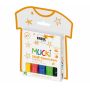 KREUL - MUCKI Stoff-Sternchen Stoffmalstift 5er Set