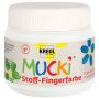 KREUL - MUCKI Stoff-Fingerfarbe weiß, 150 ml