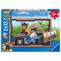 Ravensburger - Paw Patrol im Einsatz, 2 x 12 Teile