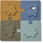LIEWOOD - Bodil Motorik Puzzle Dino Blue Mix