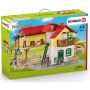Schleich 42407 Farm World - Bauernhaus mit Stall und Tieren