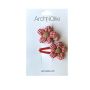 ArchNOllie - Haarclip Set Blümchen Rot