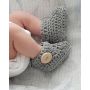 Maylily - Baby Strick- Booties Grau