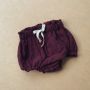 bel&bow - Muslin Shorts Burgundy