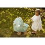 Lilu - Puppenwagen Dirty mint mit Pommel