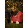 Lilu - Puppenwagen Pink mit Masche